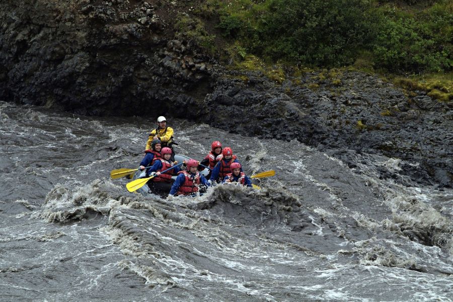 Rafting IJsland