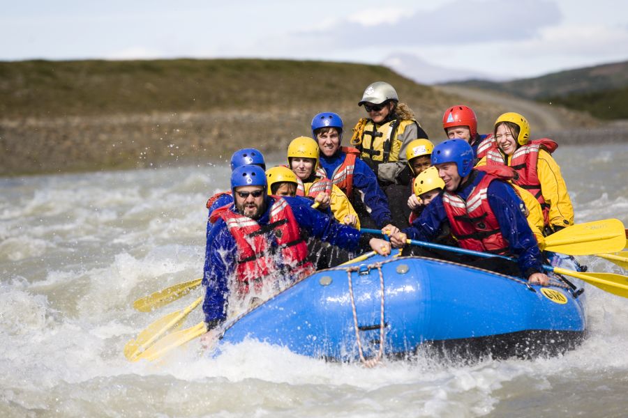 Rafting IJsland