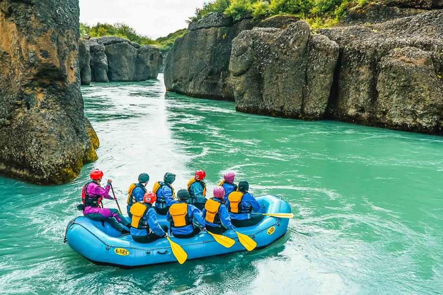 Rafting IJsland