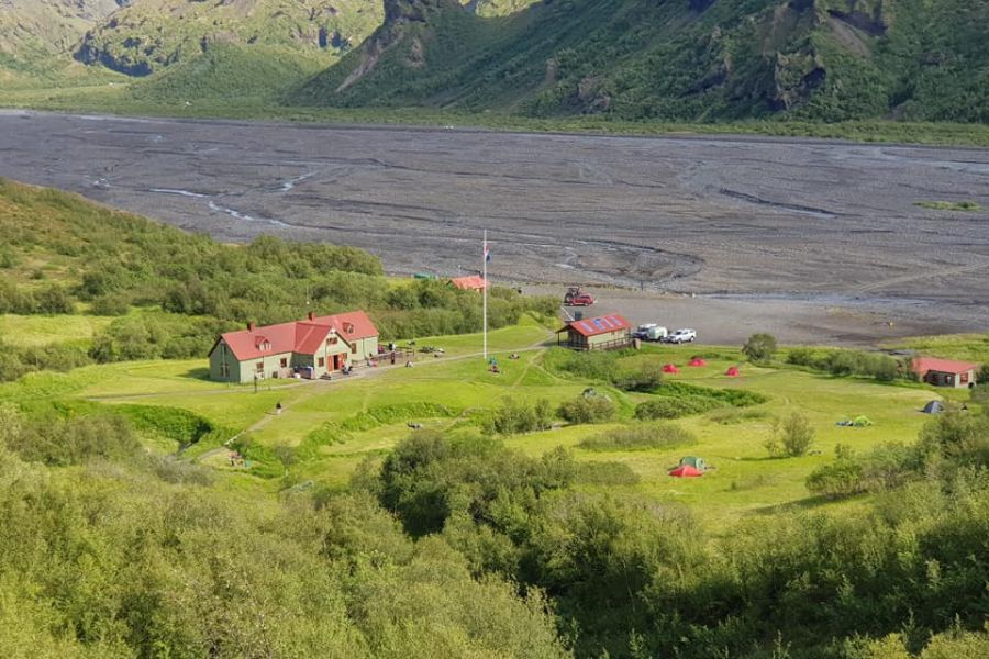 Berghutten IJsland Laugavegur wandelroute