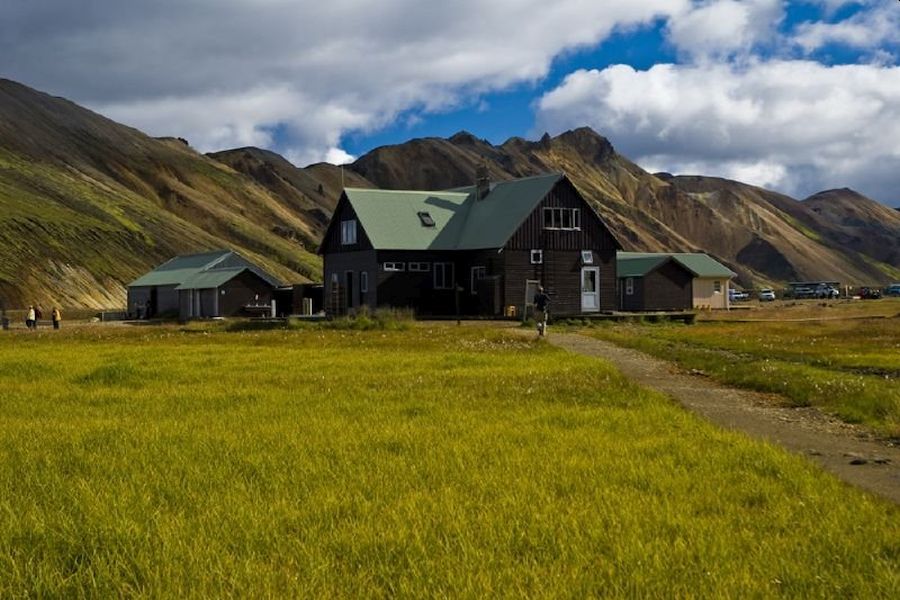 Berghutten IJsland Laugavegur wandelroute