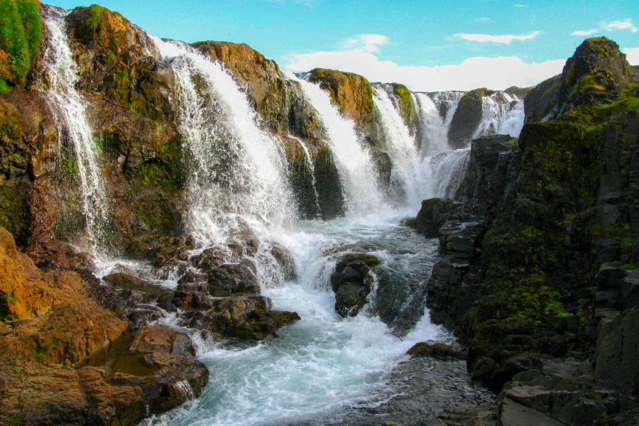 Kolufossar IJsland rondreis vakantiewoningen