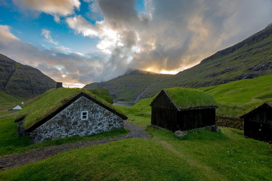 Faroer, Saksun Autorondreis IJsland