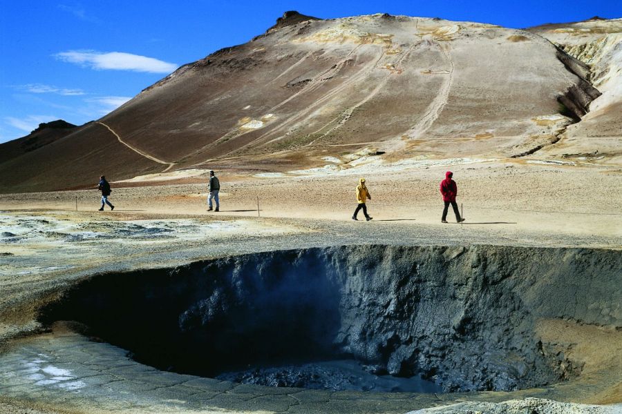 Myvatn kokende modderpoelen IJsland