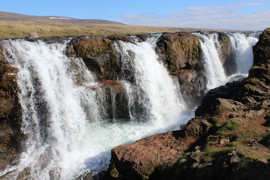 Kolugljufur waterval Noord-IJsland