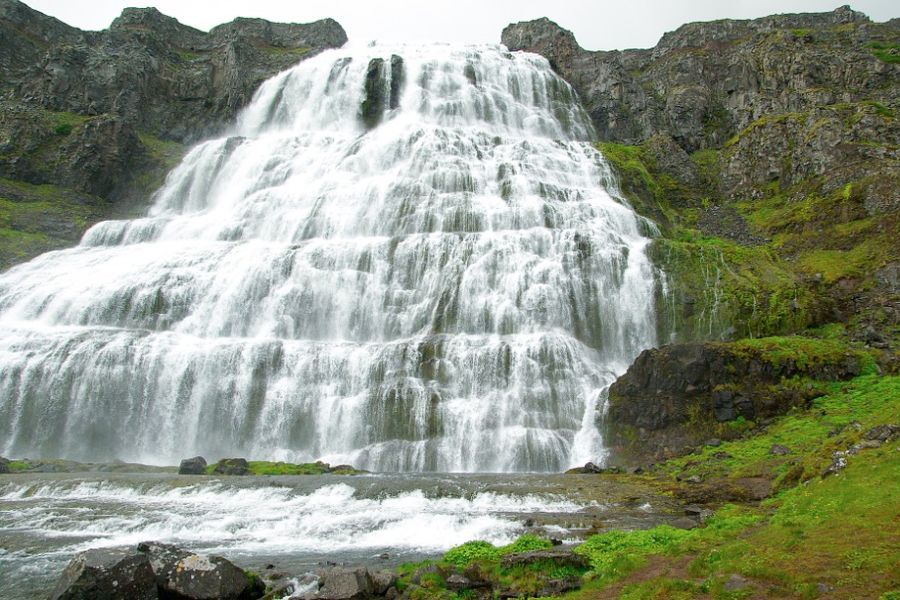 Dynjandi waterval Westfjorden IJsland