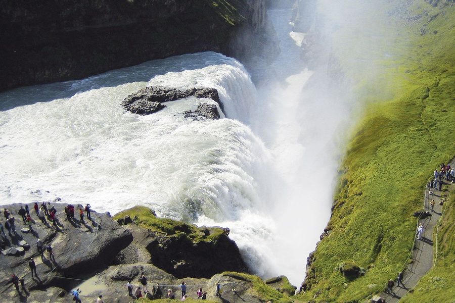 Gullfoss waterval IJsland