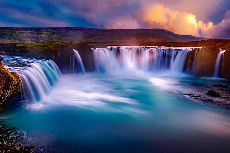 Godafoss waterval Noord IJsland