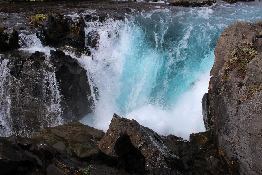 Hlauptungufoss waterval IJsland