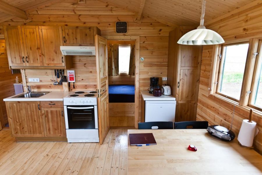 Mid Hvoll Cottages interieur Vik IJsland
