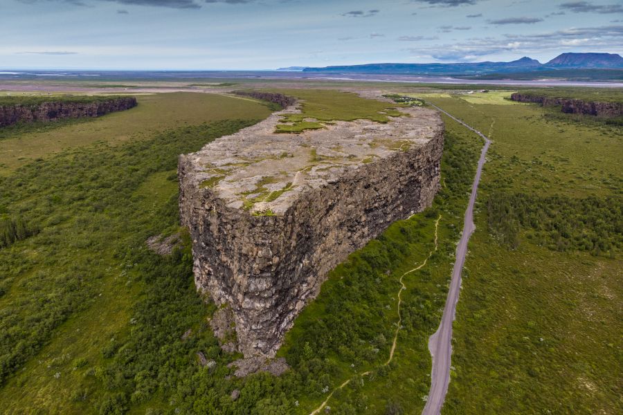 Asbyrgi canyon IJsland