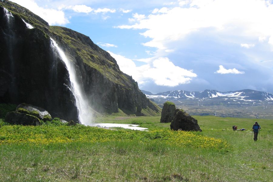 Westfjords Waterval Autorondreis IJsland
