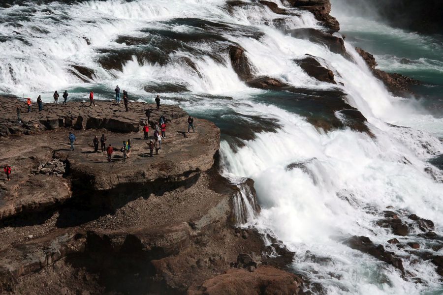 Gullfoss, Autorondreis IJsland