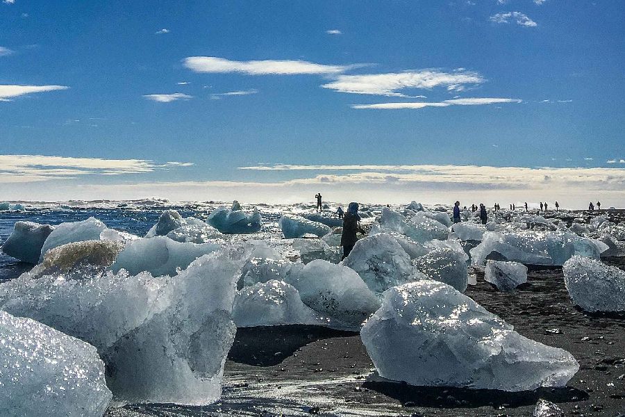 Jökulsárlón Diamond Beach, Autorondreis IJsland