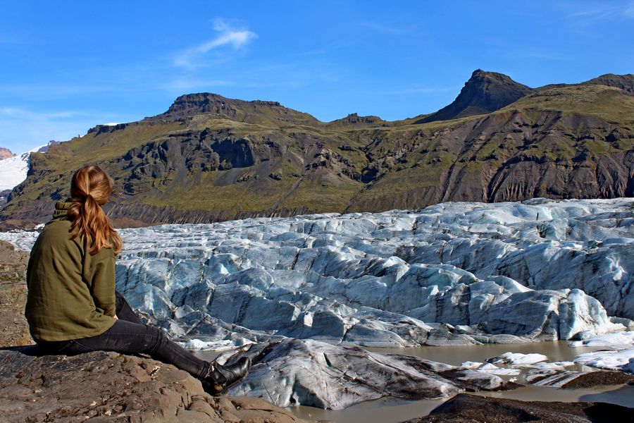 Svinafellsjökull, Autorondreis IJsland
