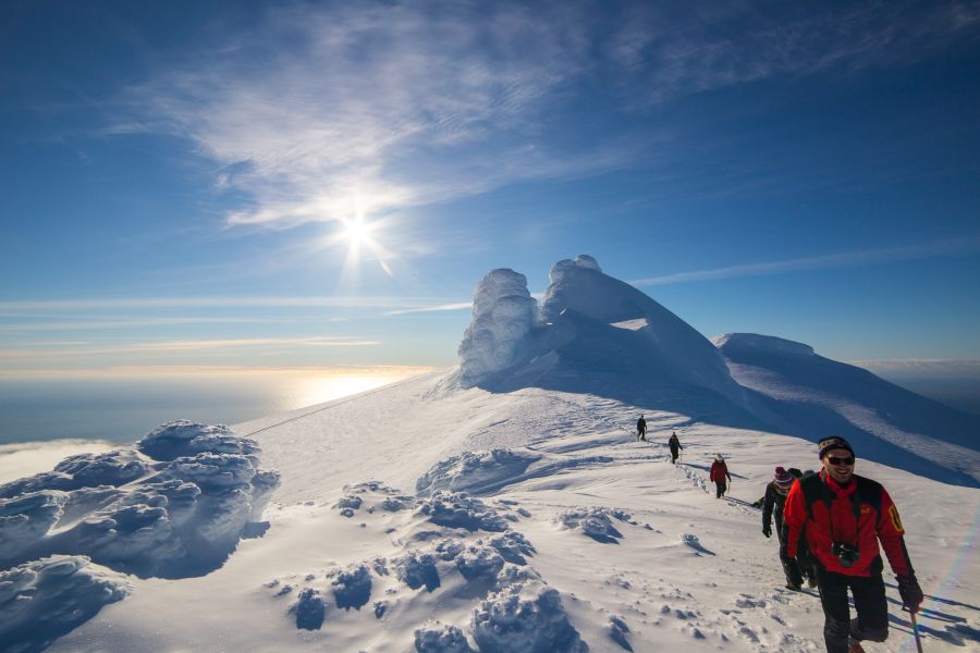 Snaefelssjokull winter IJsland