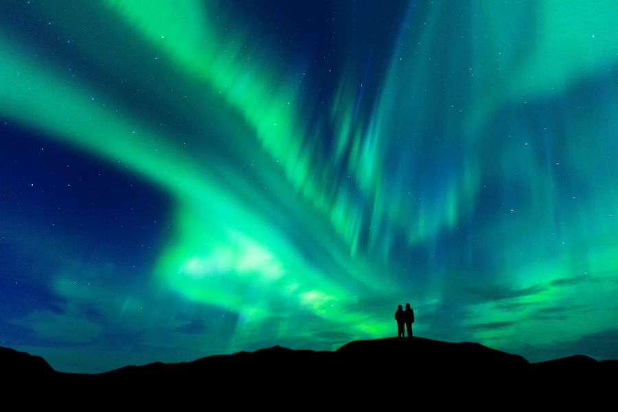Noorderlicht winter IJsland