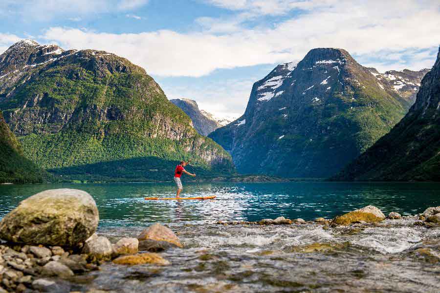 Loenvatn meer Noorwegen