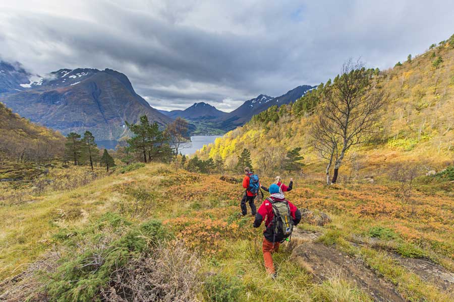 2G Bergwandeling in de Hjørundfjord