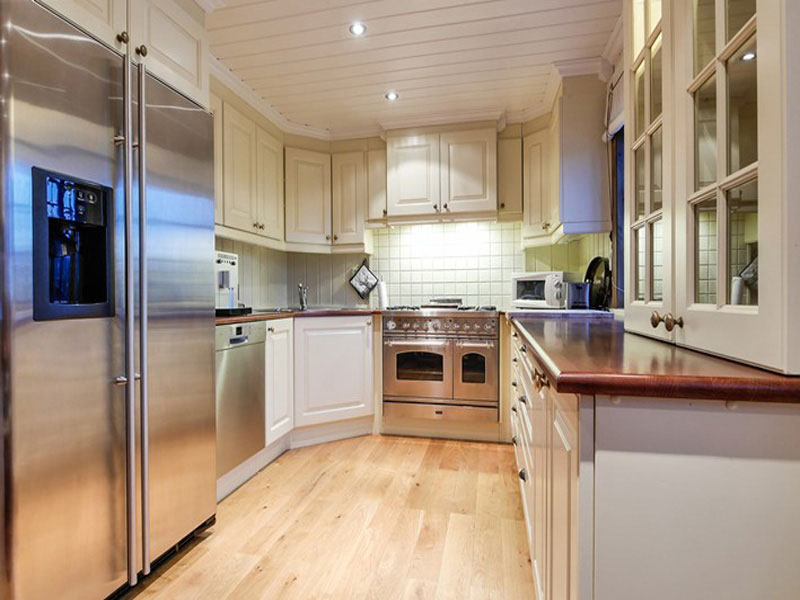 Keuken Privé chalets & appartementen Trysil Noorwegen. Wintersport