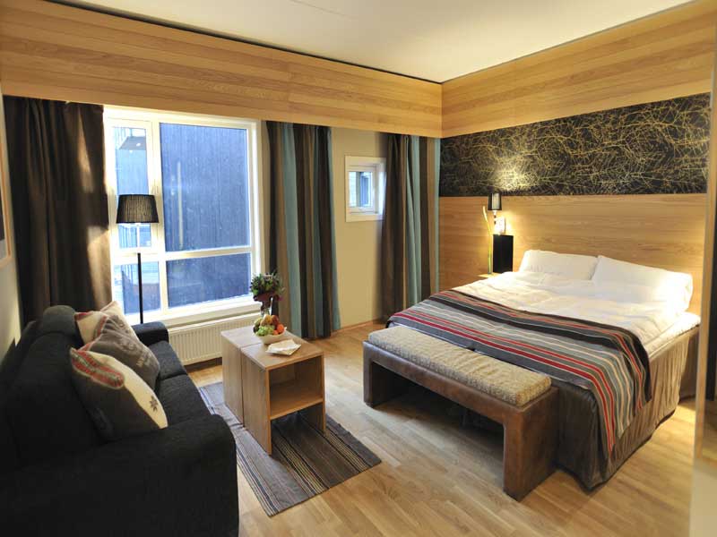 Hotelkamer in het Radisson Blu Trysil Resort