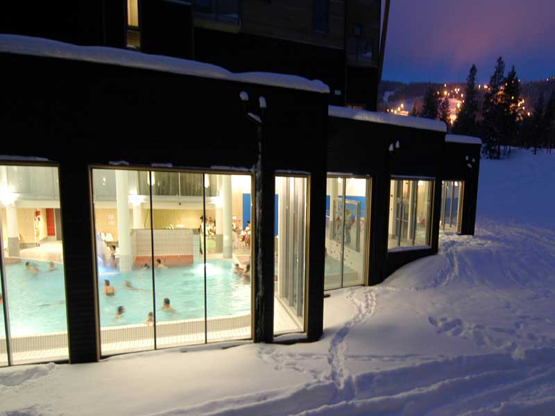 Zwembad in het Radisson Blu Trysil Resort Hotel