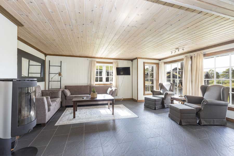 Woonkamer Holtardalen chalets
