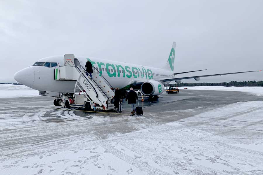 Vlieg met Transavia naar Scandinavian Mountains, bagage is gratis