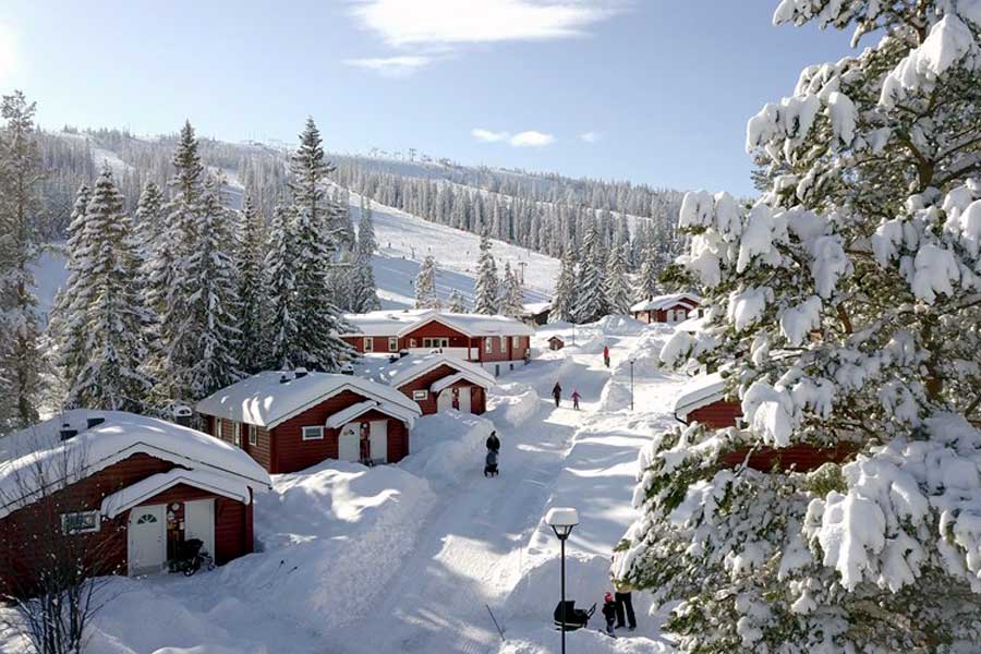 Roda Byn chalets, Lindvallen in Sälen 2024/25 vanaf Groningen
