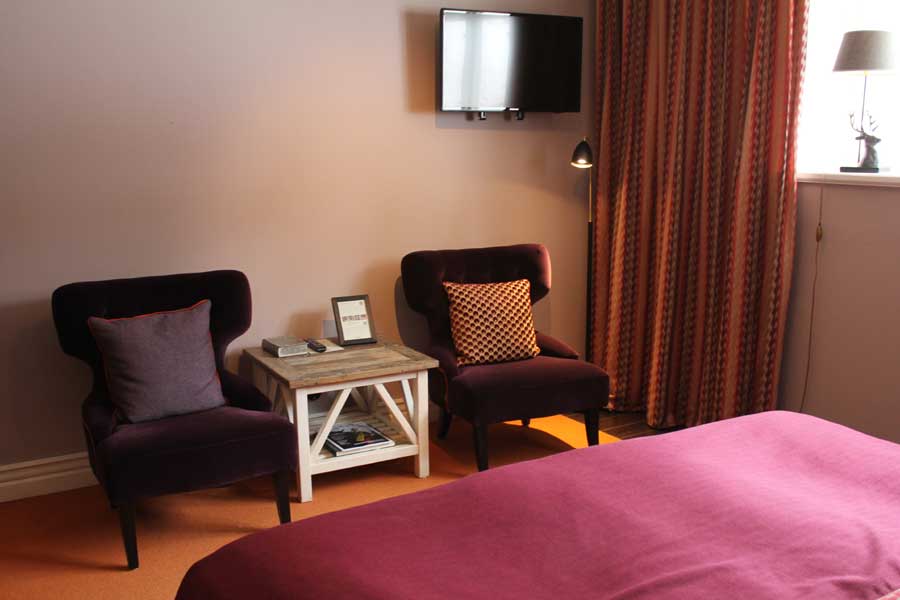 Fauteuils in het Olarsgården Hotel