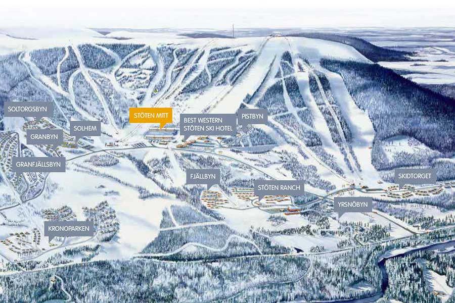 Stöten-Mitt appartementen, Stöten Zweden wintersport 2022/23 vanaf Groningen
