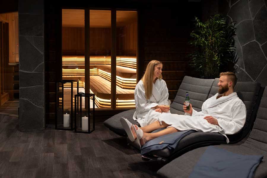 Spa & relax afdeling in Mountain Lodge