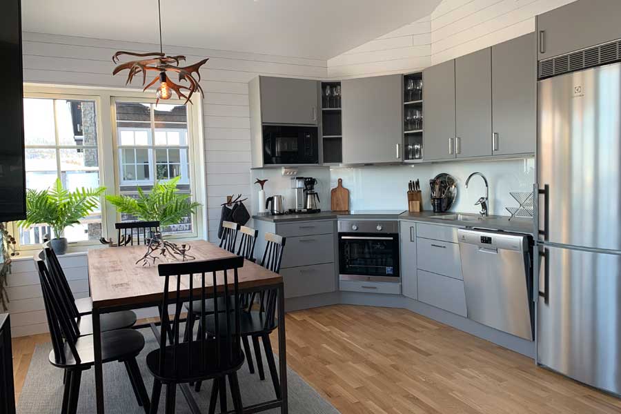 Keuken in een Mountain Village appartement