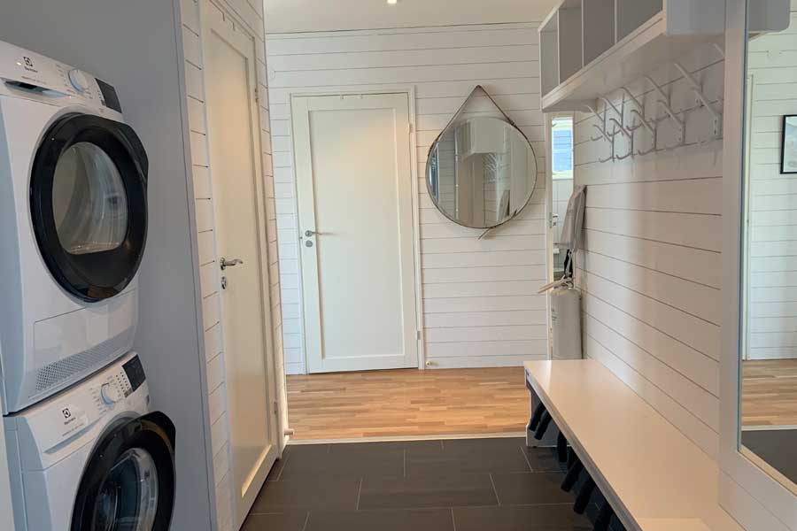 Entree in de Mountain Village appartement met wasmachine en droger
