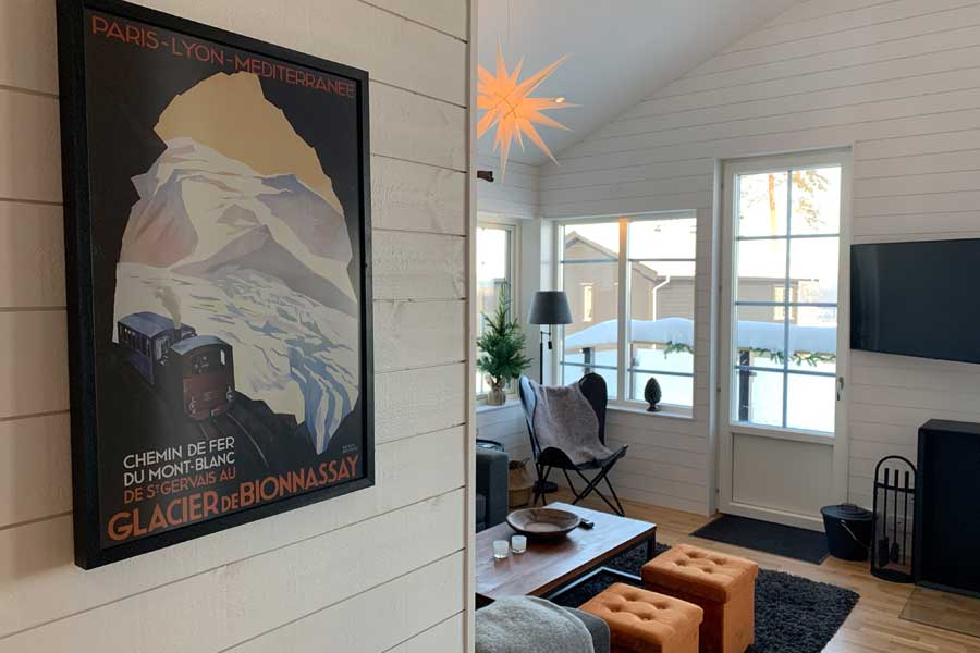 Woonkamer in het Mountain Village appartement