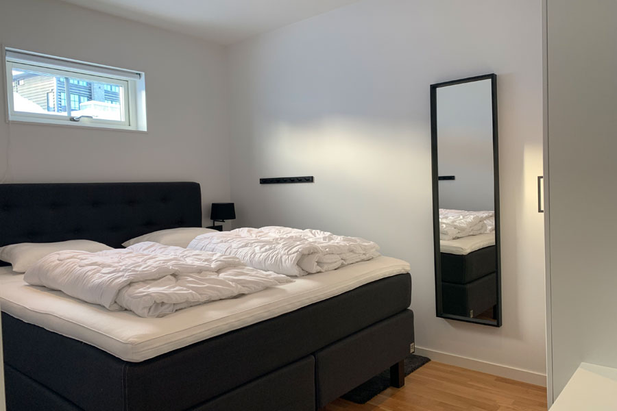 Slaapkamer met tweepersoonsbed